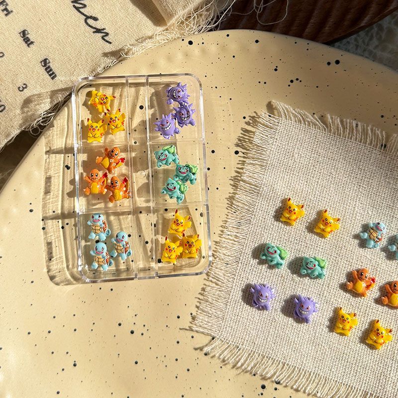 Pokemon nail art accessories,  - Resin Art Decor บทวิจารณ์และราคา