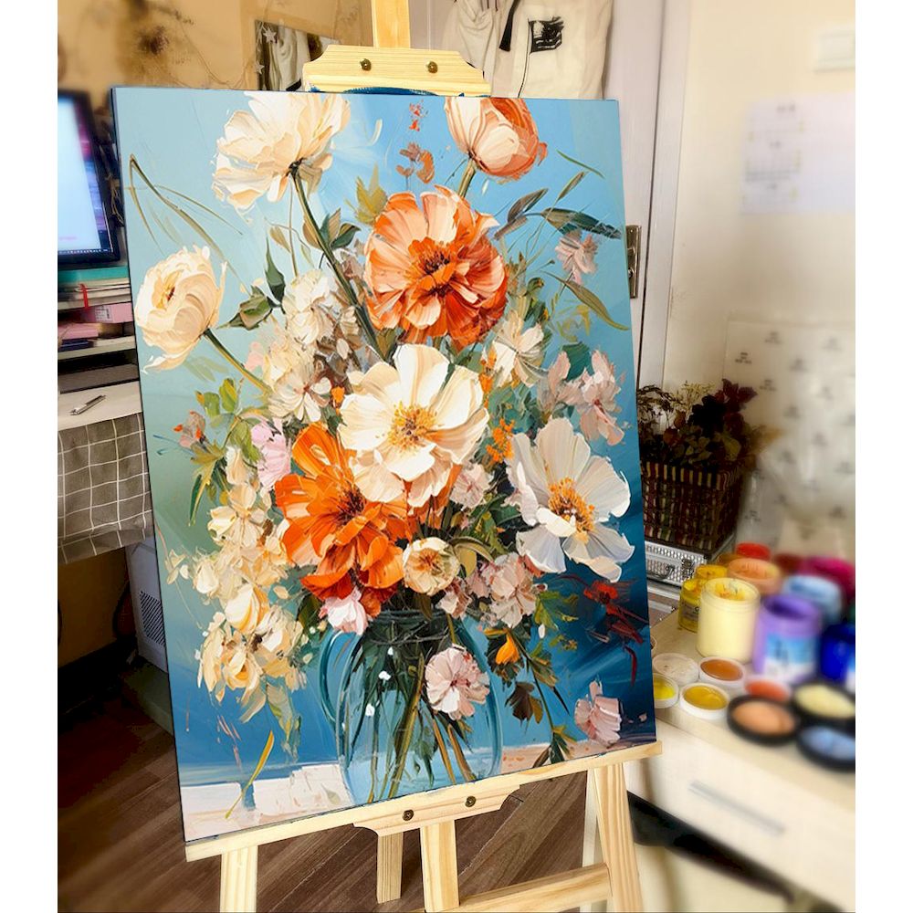 PhotoCustom Paintings By Numbe - Resin Art On Canvas บทวิจารณ์และราคา