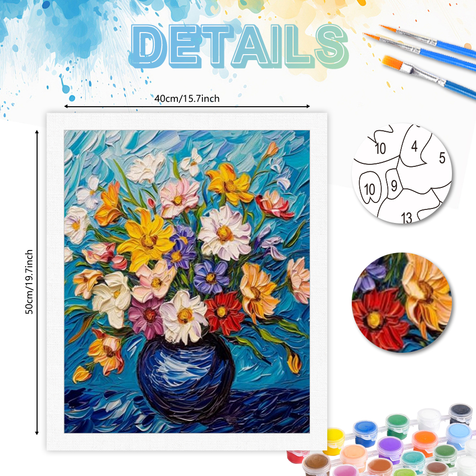 PhotoCustom Paintings By Numbe - Resin Art On Canvas บทวิจารณ์และราคา