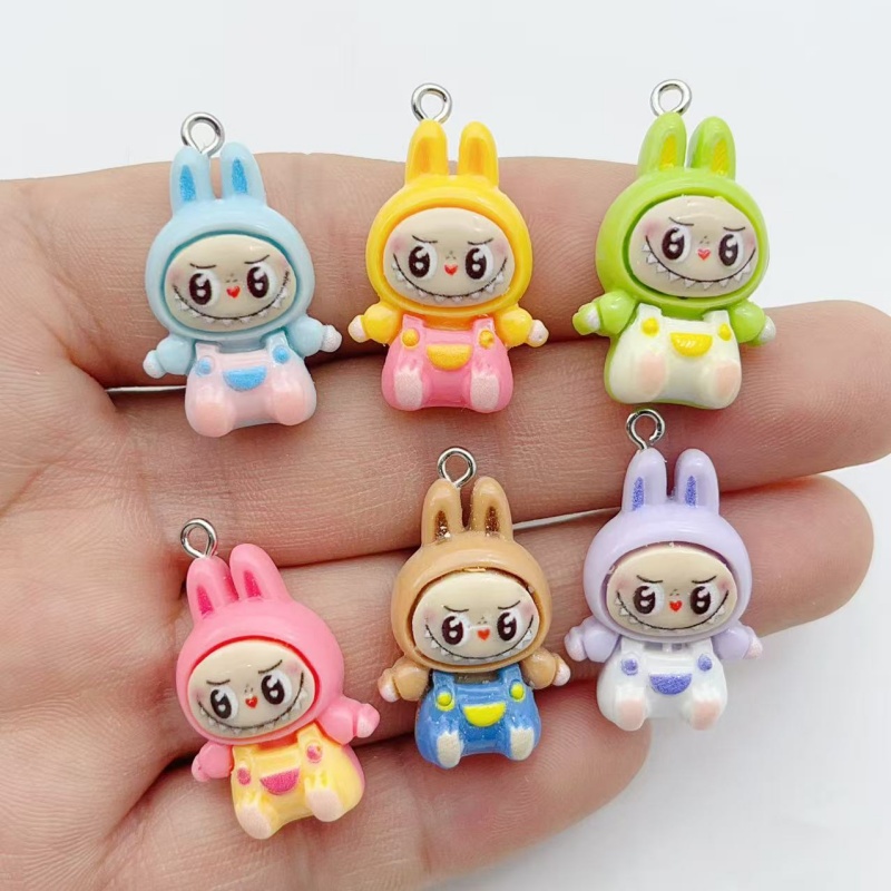 10Pcs Kawaii Rabbit Strawberry - Resin Art Calligraphy บทวิจารณ์และราคา