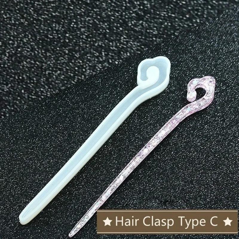 New Transparent Hairpin Silico - Resin Art Calligraphy บทวิจารณ์และราคา