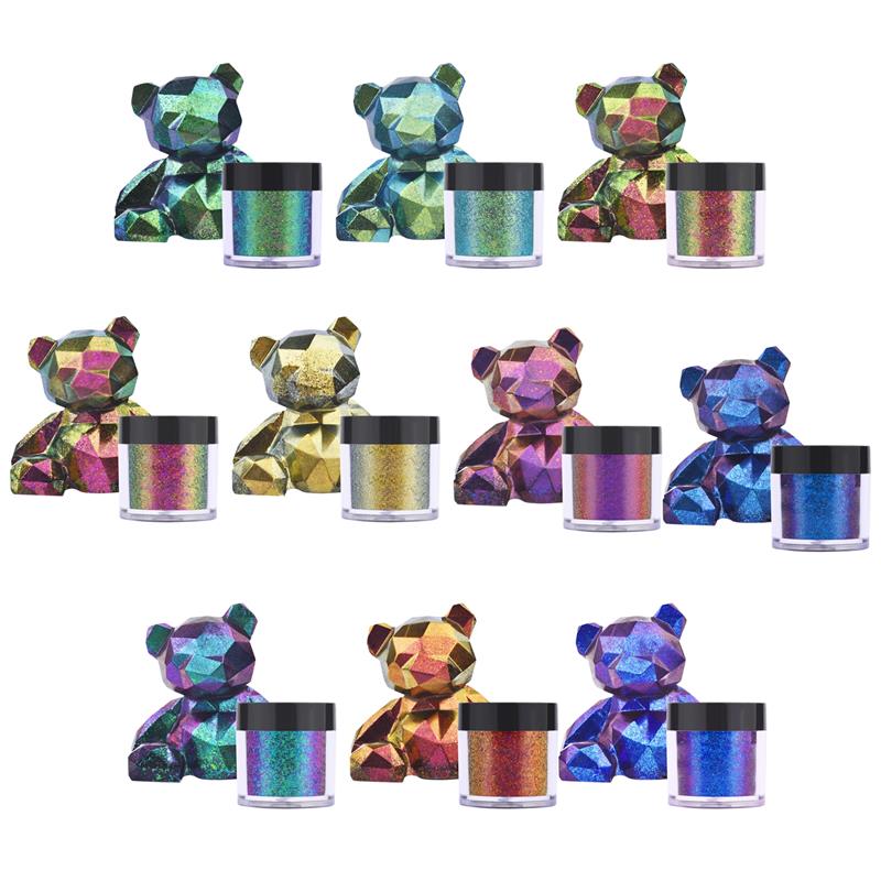 Mirror Chameleons Resin Pigmen - Glitter Powder Resin บทวิจารณ์และราคา