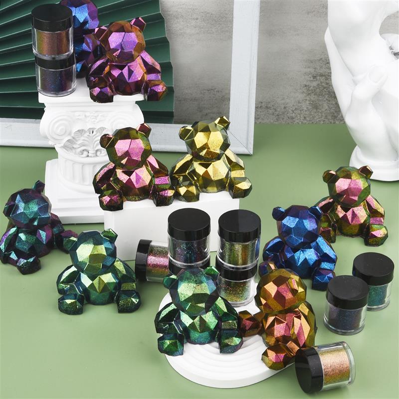 Mirror Chameleons Resin Pigmen - Glitter Powder Resin บทวิจารณ์และราคา