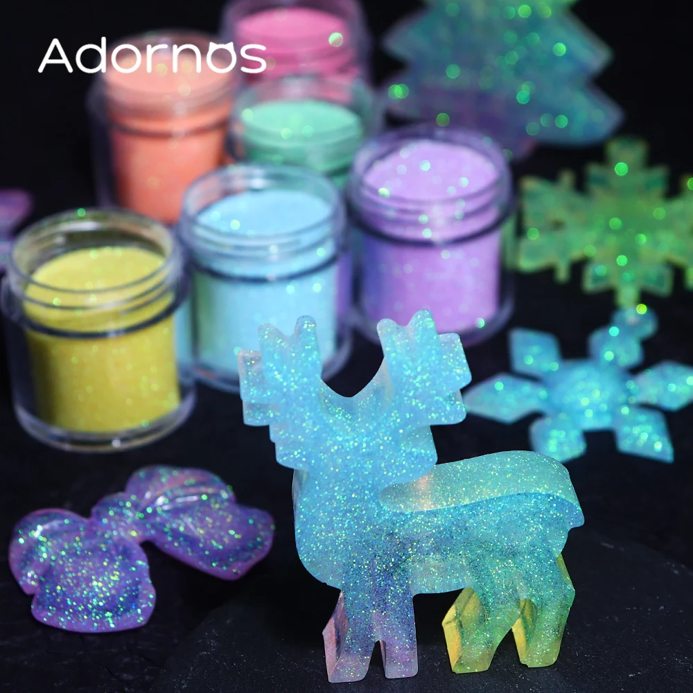 Iridescent Glitter Sugar Powde - Glitter Powder Resin บทวิจารณ์และราคา