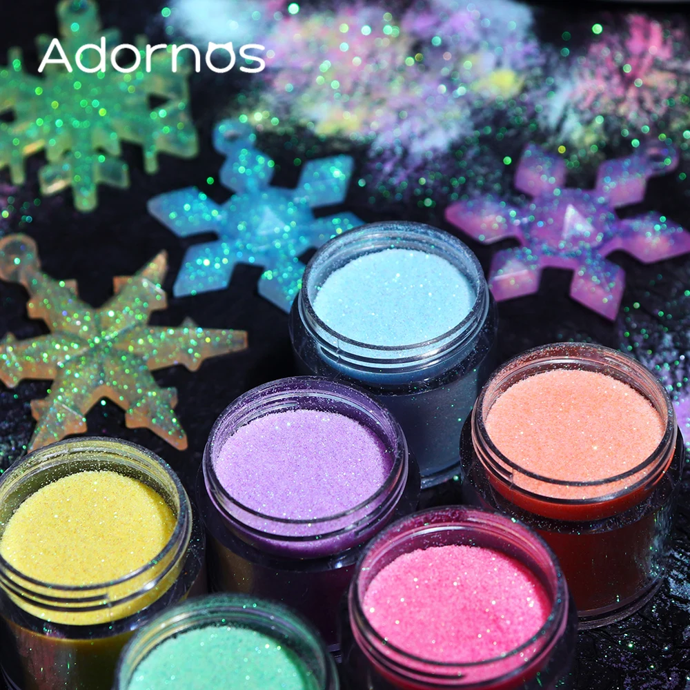 Iridescent Glitter Sugar Powde - Glitter Powder Resin บทวิจารณ์และราคา