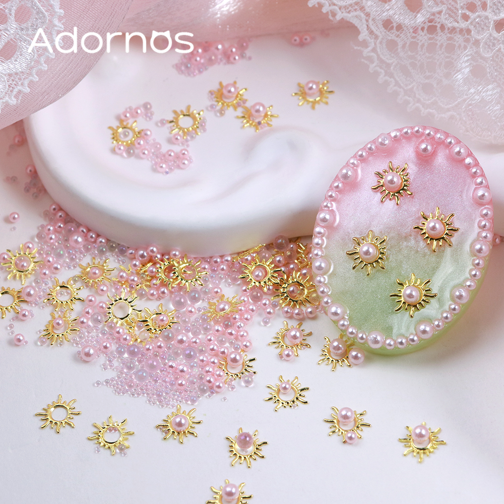 Mixed Size Pearl Beads Epoxy R - Resin Art Earrings Material บทวิจารณ์และราคา