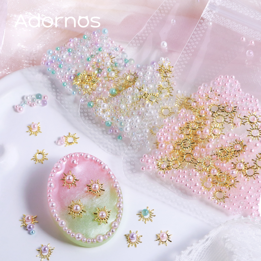 Mixed Size Pearl Beads Epoxy R - Resin Art Earrings Material บทวิจารณ์และราคา