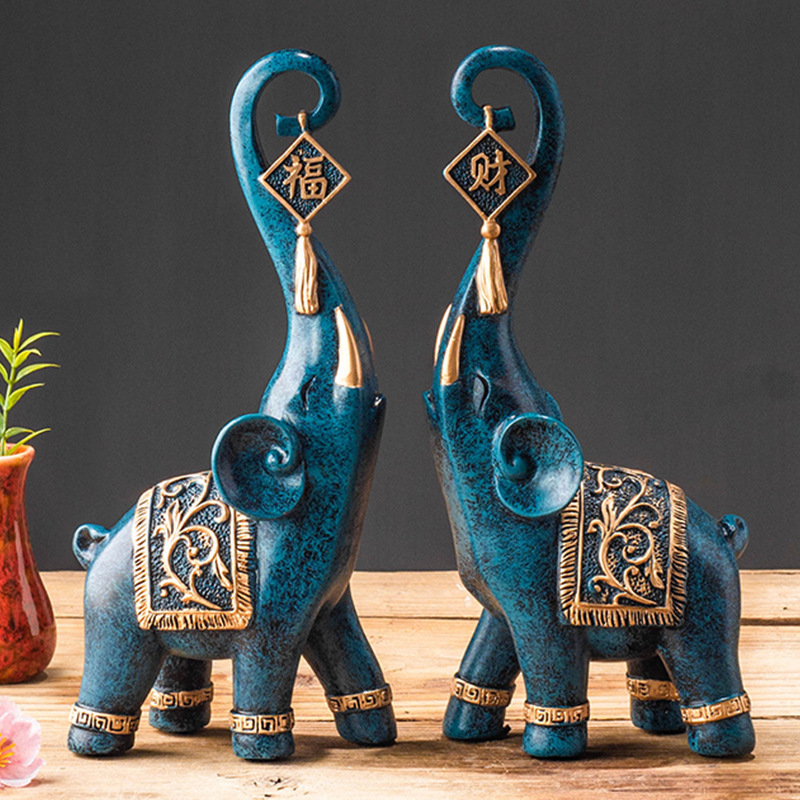 One Pair Chinese Style Lucky W - Resin Art Gift For Anniversary บทวิจารณ์และราคา