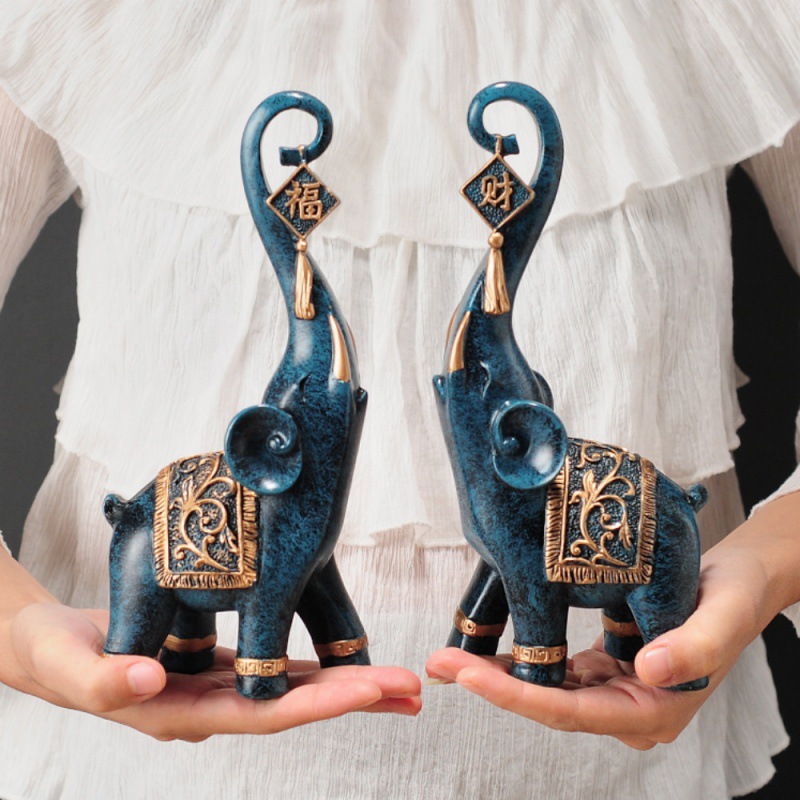 One Pair Chinese Style Lucky W - Resin Art Gift For Anniversary บทวิจารณ์และราคา