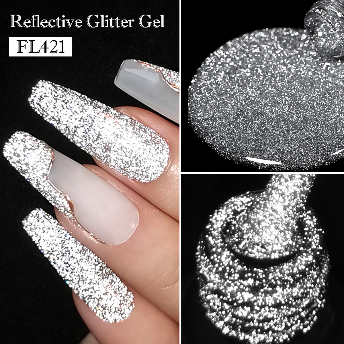 FOUR LILY 7ml Reflective Glitt - Glitter Powder Resin บทวิจารณ์และราคา