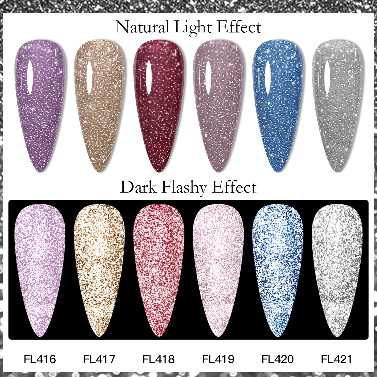 FOUR LILY 7ml Reflective Glitt - Glitter Powder Resin บทวิจารณ์และราคา