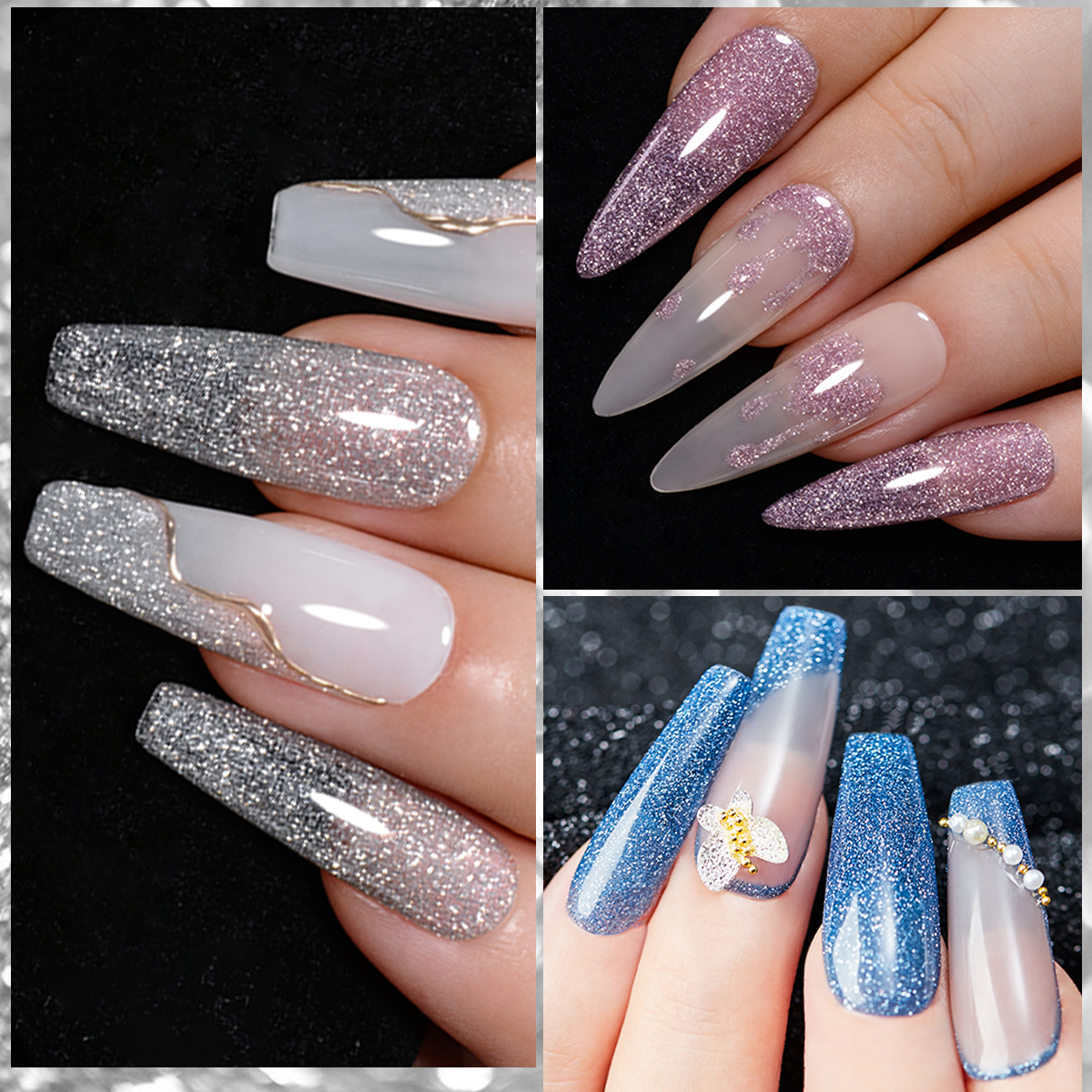 FOUR LILY 7ml Reflective Glitt - Glitter Powder Resin บทวิจารณ์และราคา