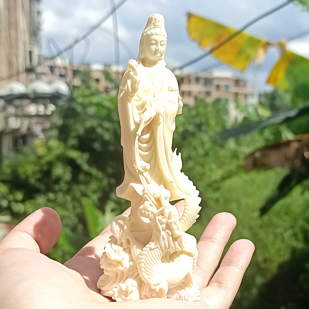 Resin Guanyin Buddha Statue Ch - Resin Art Aesthetic บทวิจารณ์และราคา