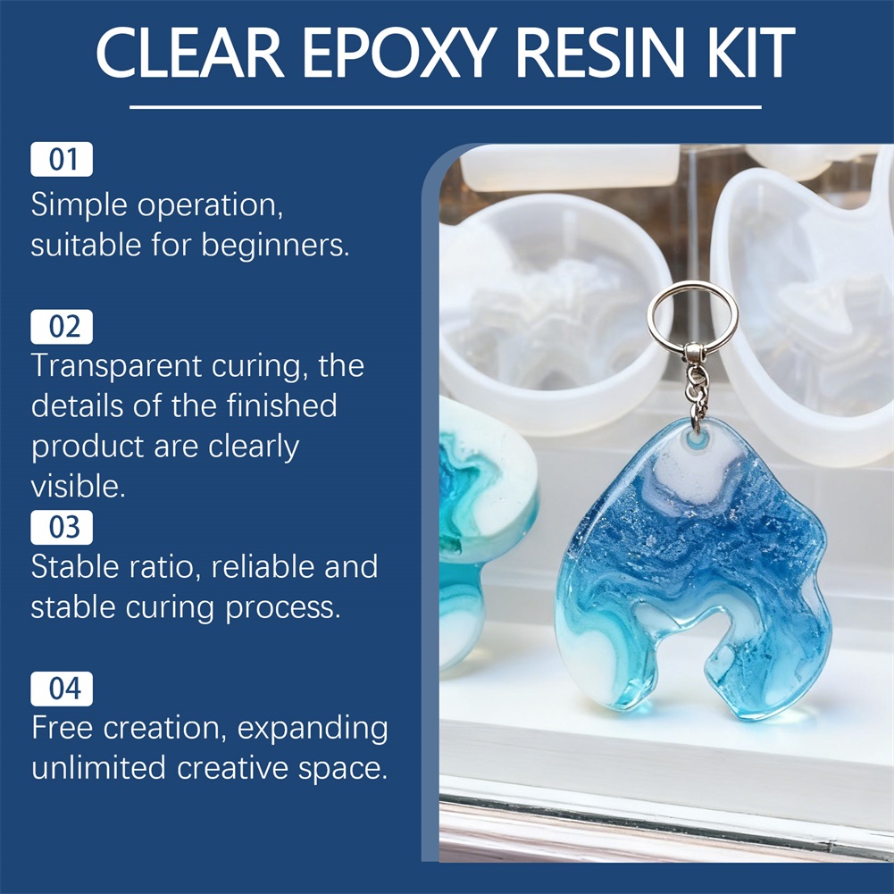 DIY Crystals Clear Epoxys Resi - Resin Art And Jewelry บทวิจารณ์และราคา