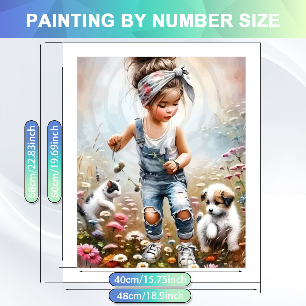 HUACAN Paintings By Numbers Gi - Resin Art On Canvas บทวิจารณ์และราคา