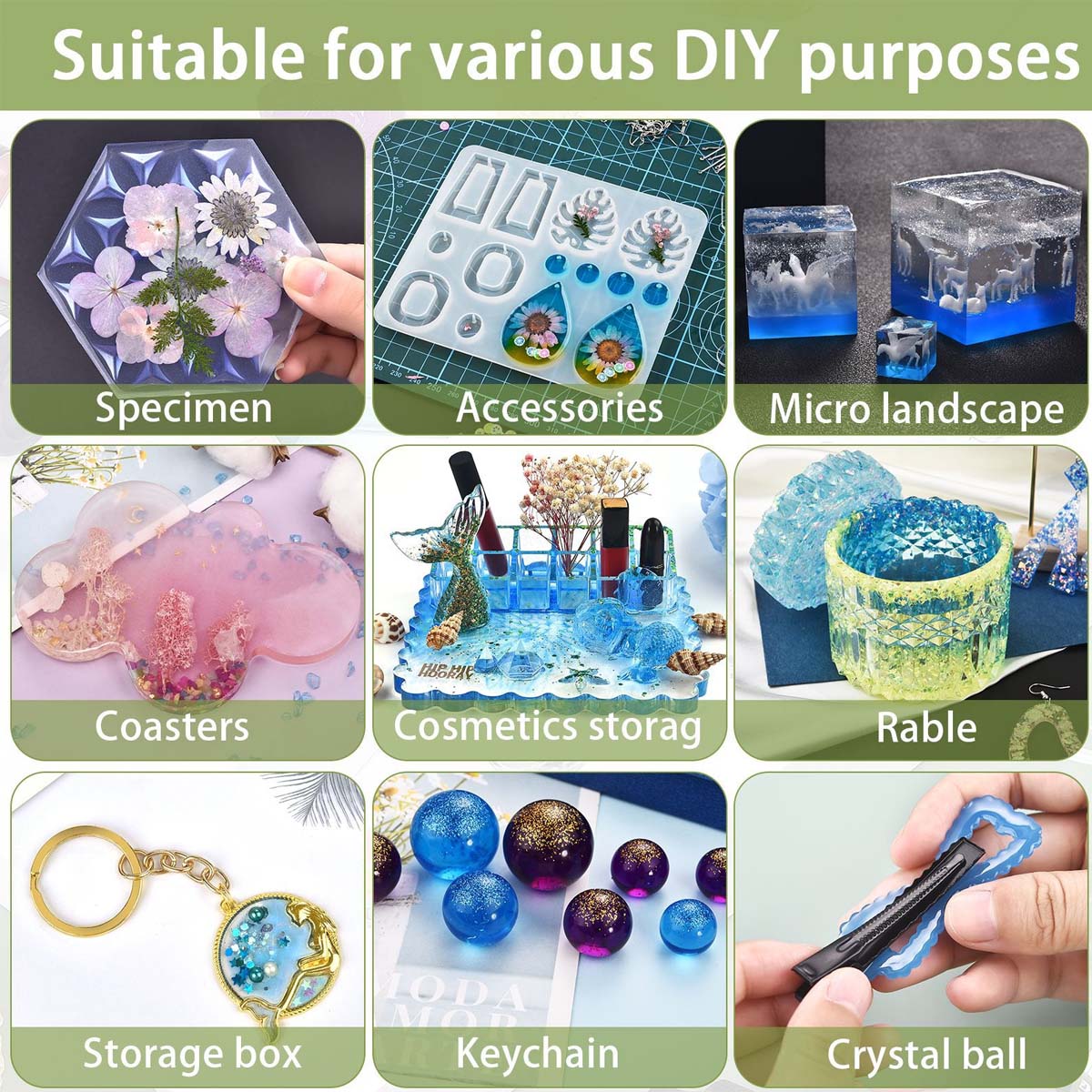 5ml/Bottle Epoxy Resin Pigment - Resin Art And Jewelry บทวิจารณ์และราคา