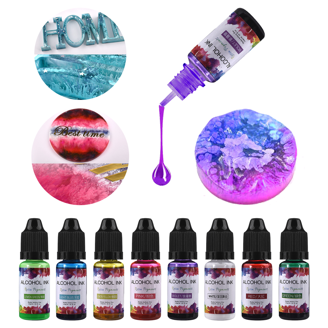 10ml/15ml Art Ink Alcohol Resi - Resin Art Alcohol Ink บทวิจารณ์และราคา
