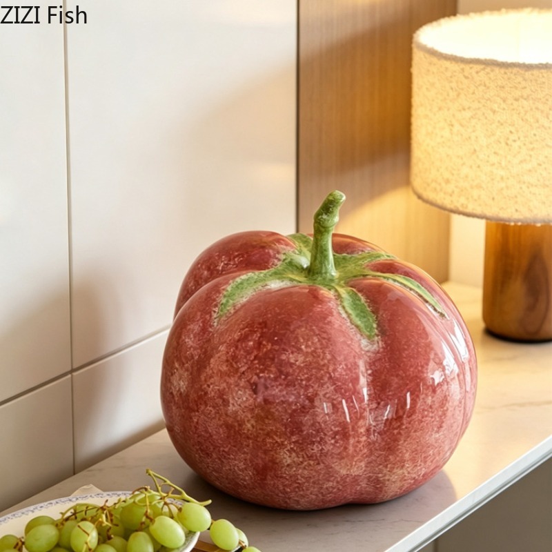 Creative Pink Pumpkin Ornament - Resin Art Aesthetic บทวิจารณ์และราคา
