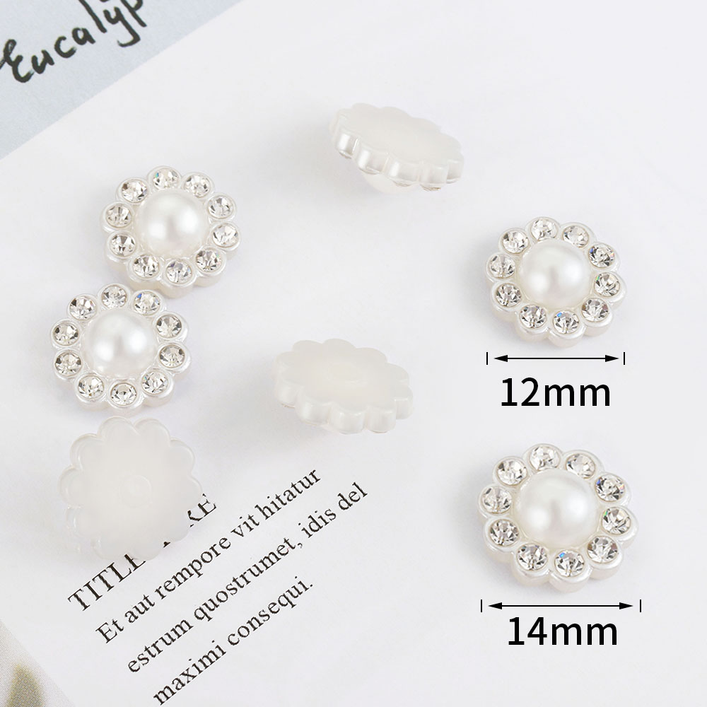50pcs White Flat Imitation Pea - Resin Art Calligraphy บทวิจารณ์และราคา