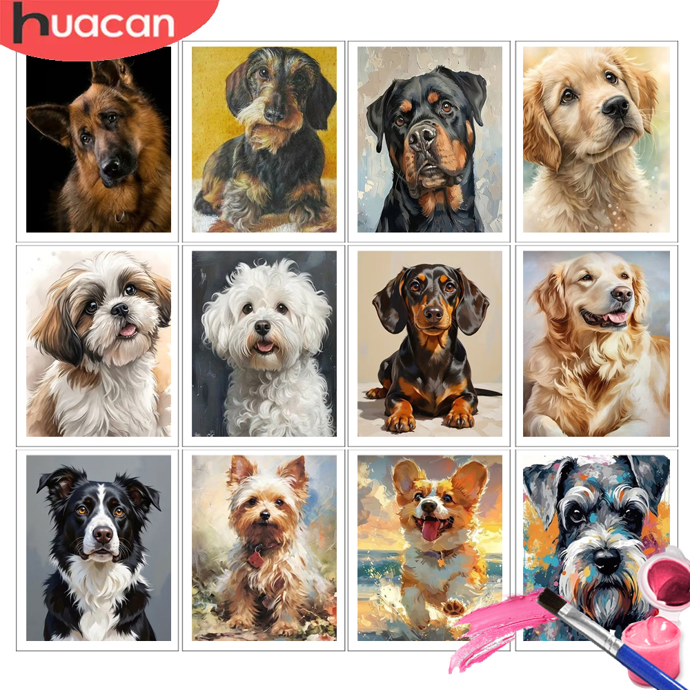 HUACAN Painting By Number Kits - Resin Art On Canvas บทวิจารณ์และราคา
