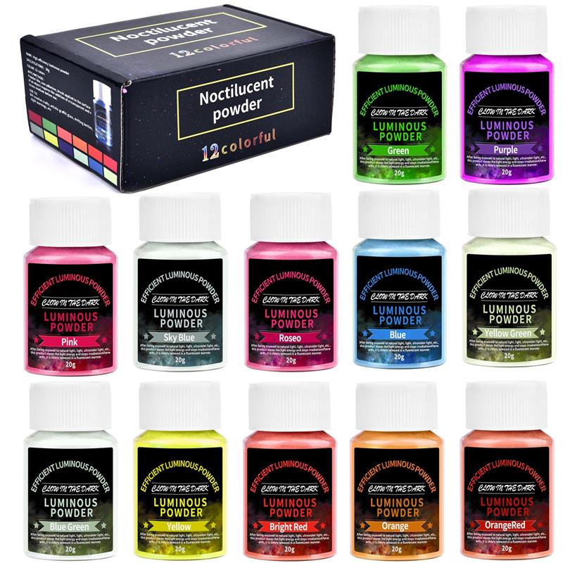 Luminous Powder Sets Epoxy Res - Glitter Powder Resin บทวิจารณ์และราคา
