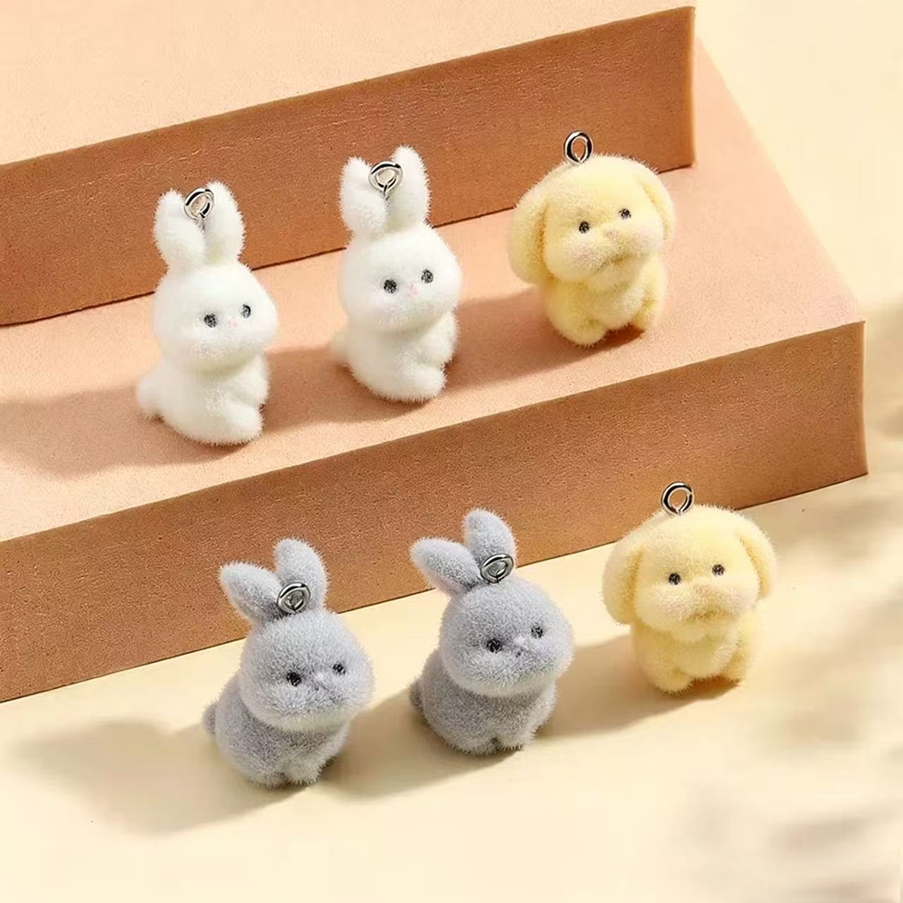 10pcs Flocking Little Rabbit R - Resin Art Calligraphy บทวิจารณ์และราคา