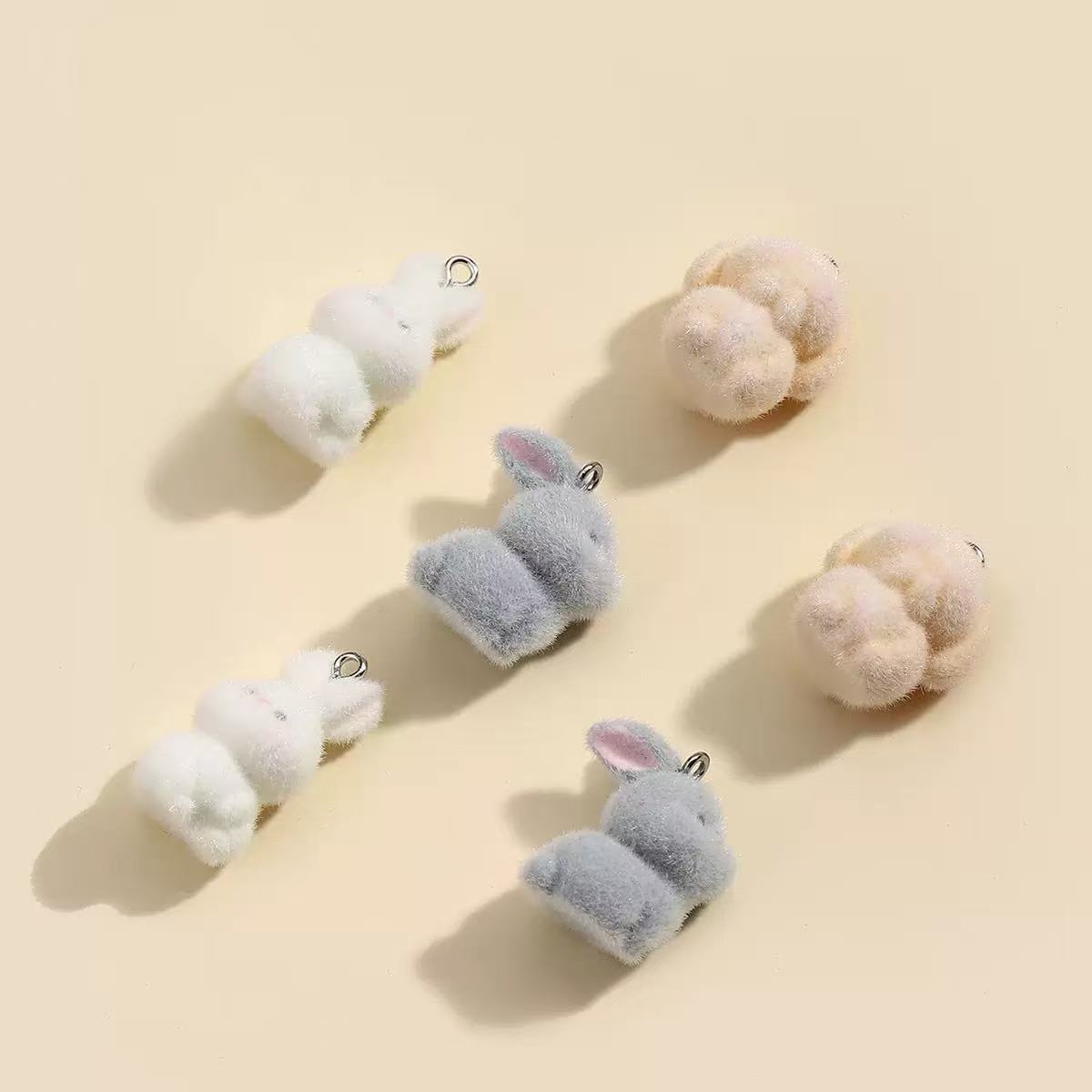 10pcs Flocking Little Rabbit R - Resin Art Calligraphy บทวิจารณ์และราคา