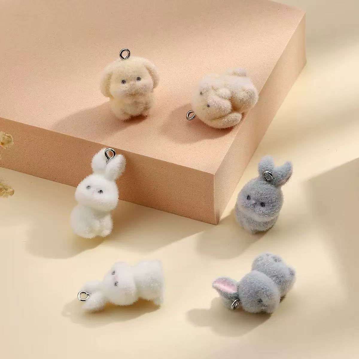 10pcs Flocking Little Rabbit R - Resin Art Calligraphy บทวิจารณ์และราคา