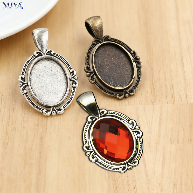 MJYA 10pcs Vintage Pendant Set - Resin Art Calligraphy บทวิจารณ์และราคา