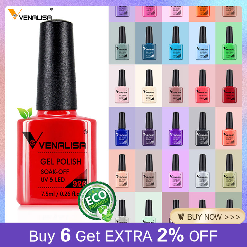 Venalisa 7.5ml Nail Gel Polish - Glitter Powder Resin บทวิจารณ์และราคา