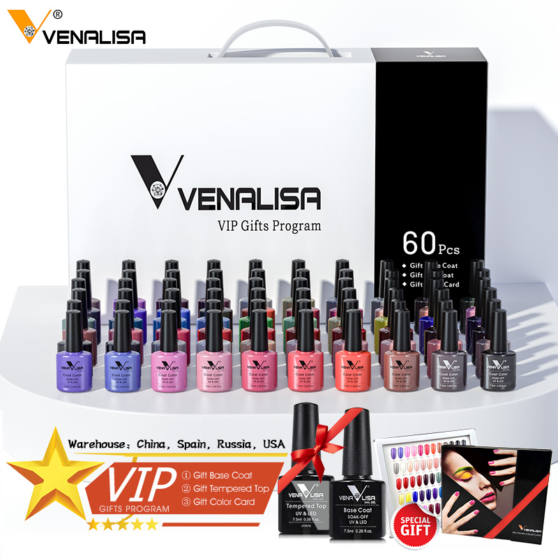 Venalisa 7.5ml Nail Gel Polish - Glitter Powder Resin บทวิจารณ์และราคา