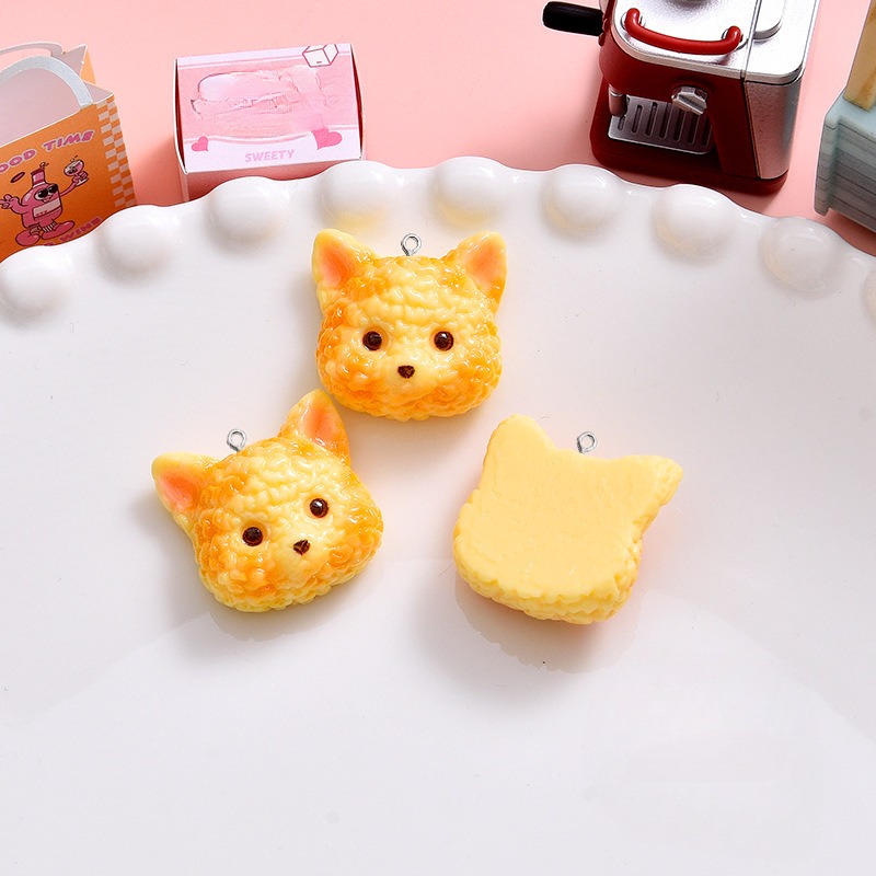 10Pcs Cartoon Biscuits Dog Res - Resin Art Earrings Material บทวิจารณ์และราคา