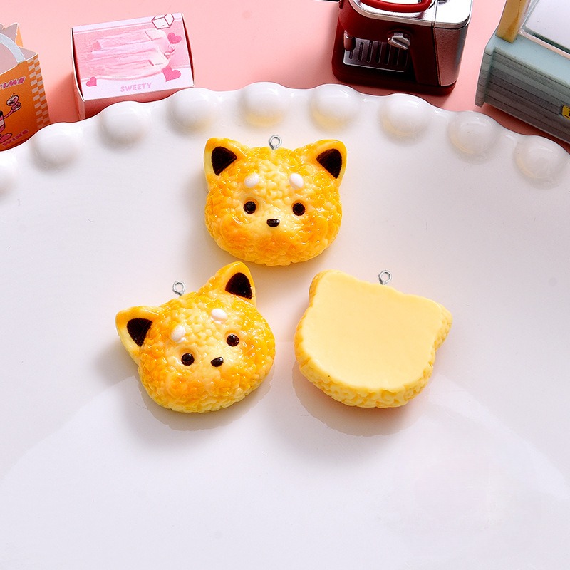 10Pcs Cartoon Biscuits Dog Res - Resin Art Earrings Material บทวิจารณ์และราคา