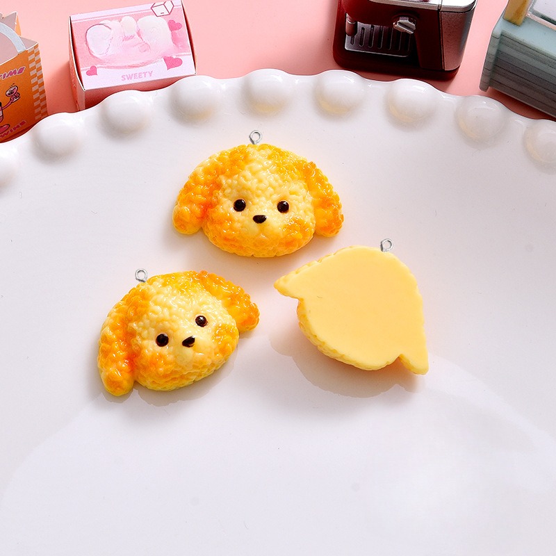 10Pcs Cartoon Biscuits Dog Res - Resin Art Earrings Material บทวิจารณ์และราคา