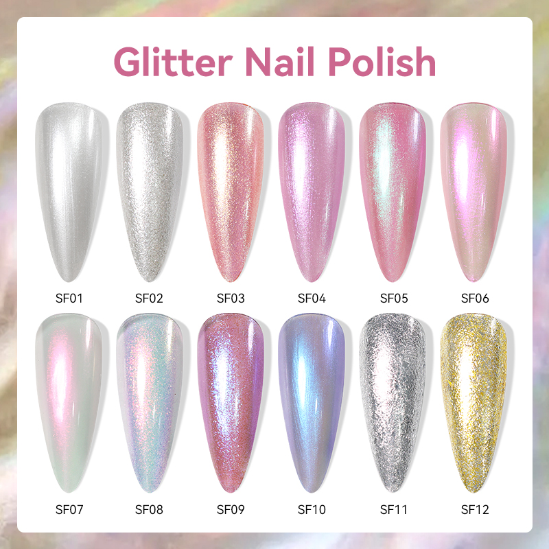 LILYCUTE 7ml 12 Colors Glitter - Glitter Powder Resin บทวิจารณ์และราคา