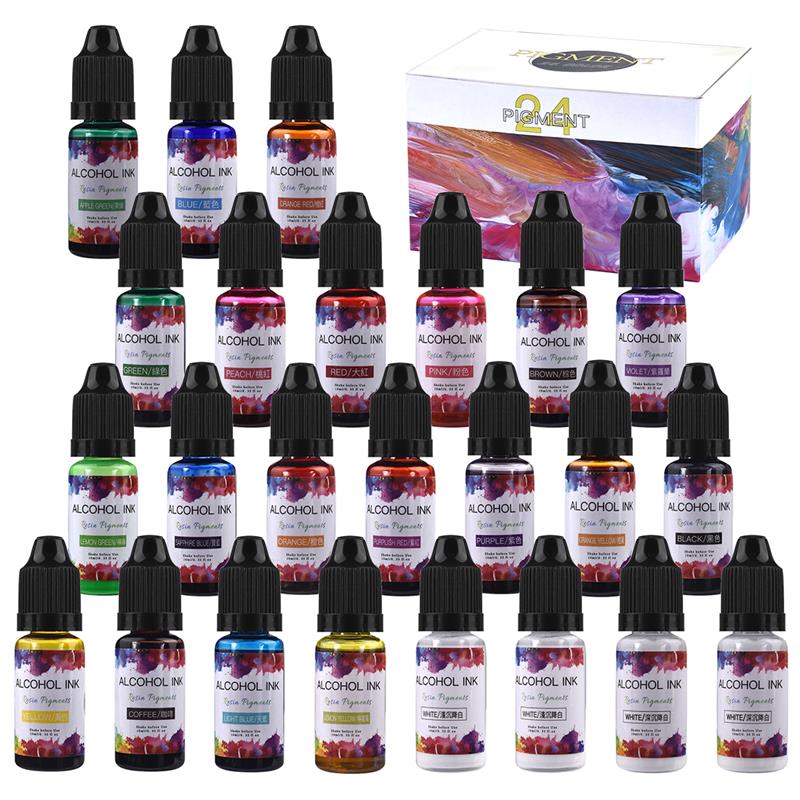 1 Set Epoxy Resin Pigment Kit  - Resin Art Alcohol Ink บทวิจารณ์และราคา