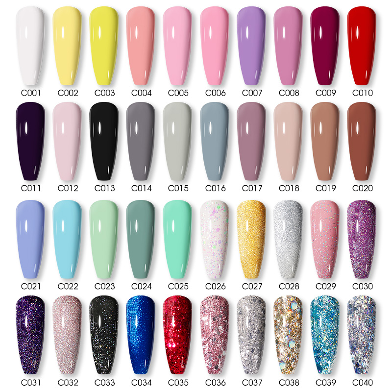 ROSALIND 15ML Glitter Nail Gel - Glitter Powder Resin บทวิจารณ์และราคา