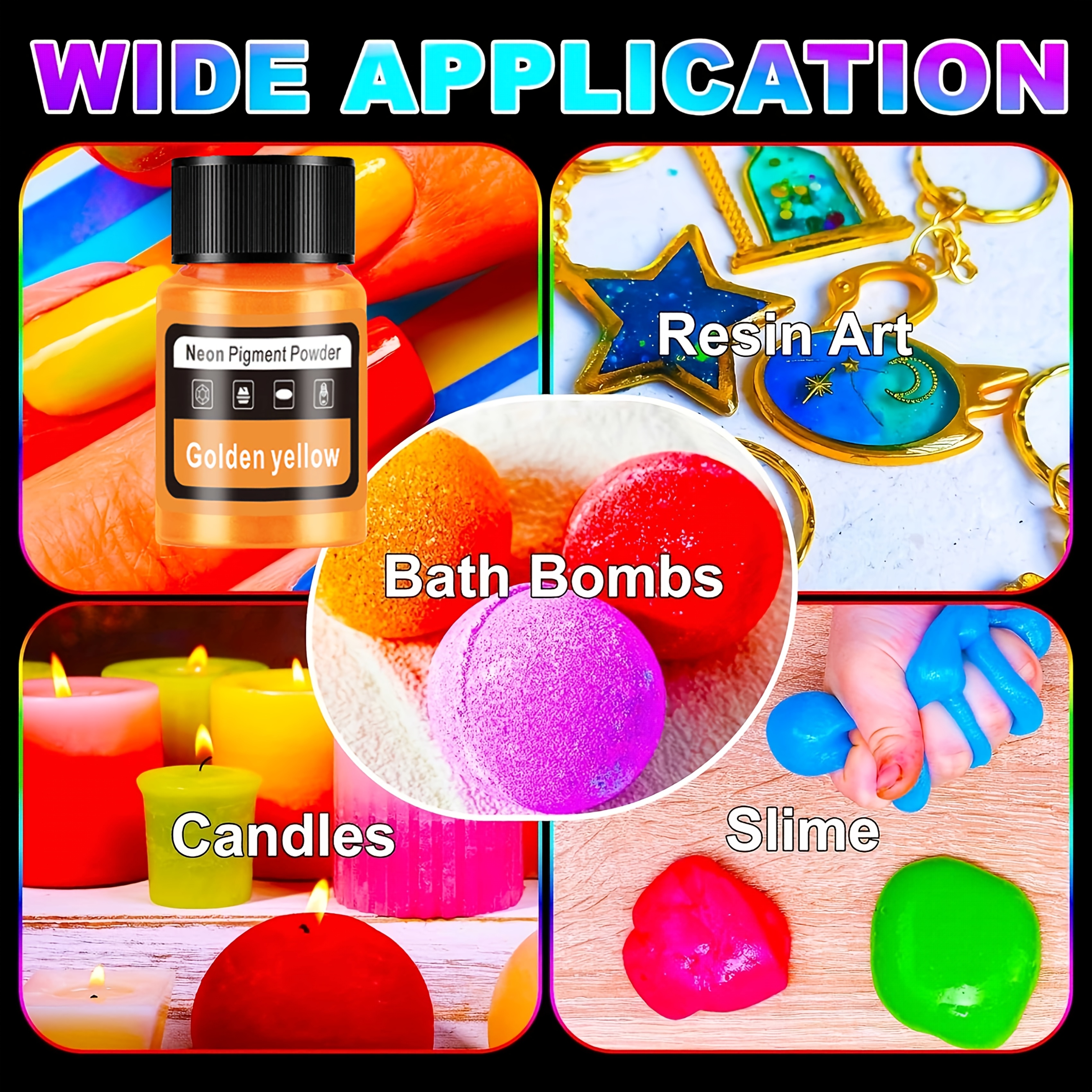 Fluorescent Powder/Neon Resin  - Resin Art Letters บทวิจารณ์และราคา